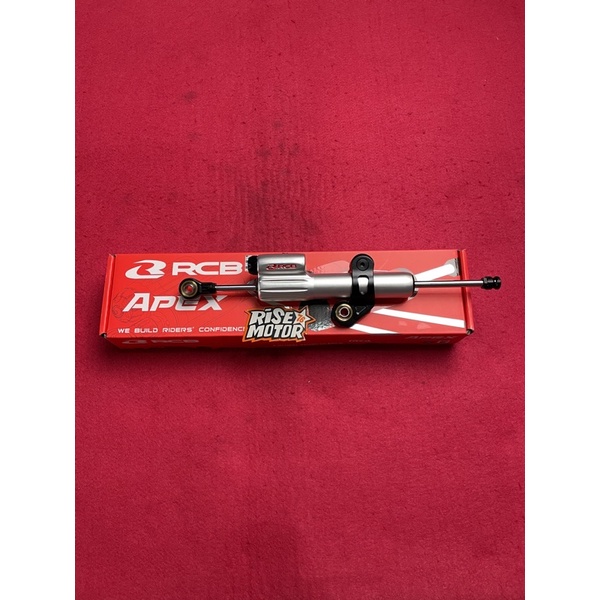 STABILIZER STANG DAMPER RCB RACING BOY APEX 110 MM SILVER