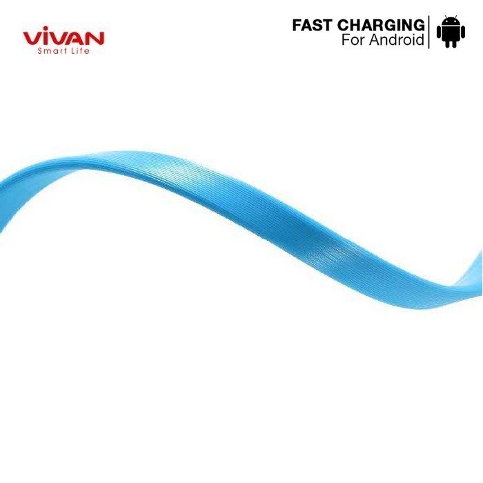 Kabel Data Fast Charging Vivan CSM100S 1M Micro Cable Data For Android