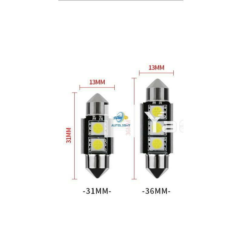 Lampu Led Plafon Kabin Cabin Ferton 31mm &amp; 36mm Super Mata Besar