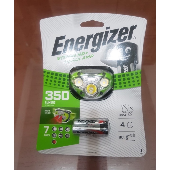 Senter Kepala Energizer 350 Lumens