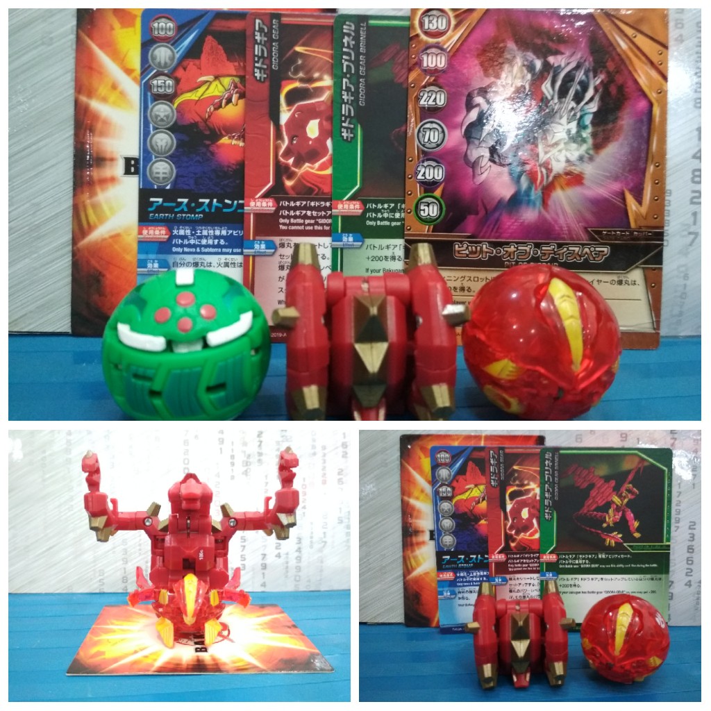 Bakugan rubanoid battle gear set & luxtor