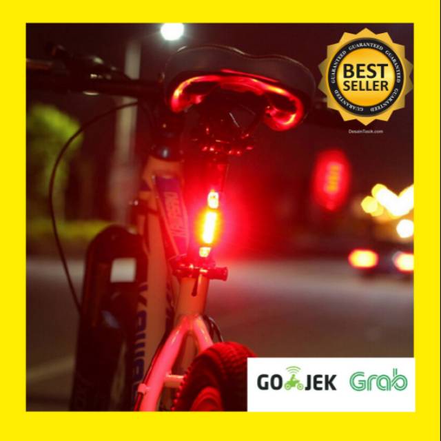 LAMPU BELAKANG SEPEDA LED-LAMPU SEPEDA LED-BACKLIGHT SEPEDA-Lampu belakang sepeda cas