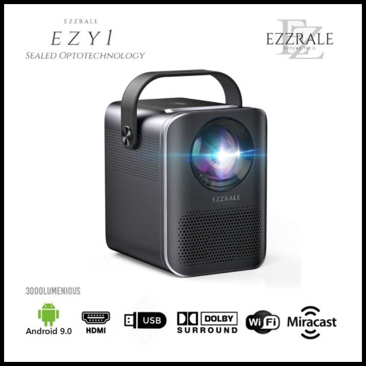Smart Mini Android 1080P Projector Ezzrale Ezy1 150 Ansi 3000 Lumens