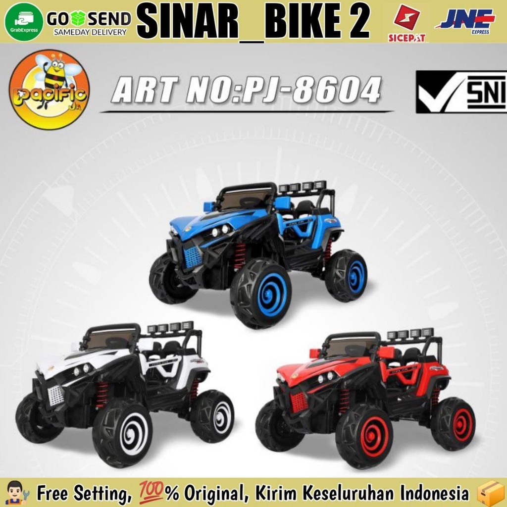 Mainan Mobil Rocking Mode Anak Aki RC Jeep Pacific PJ-8604