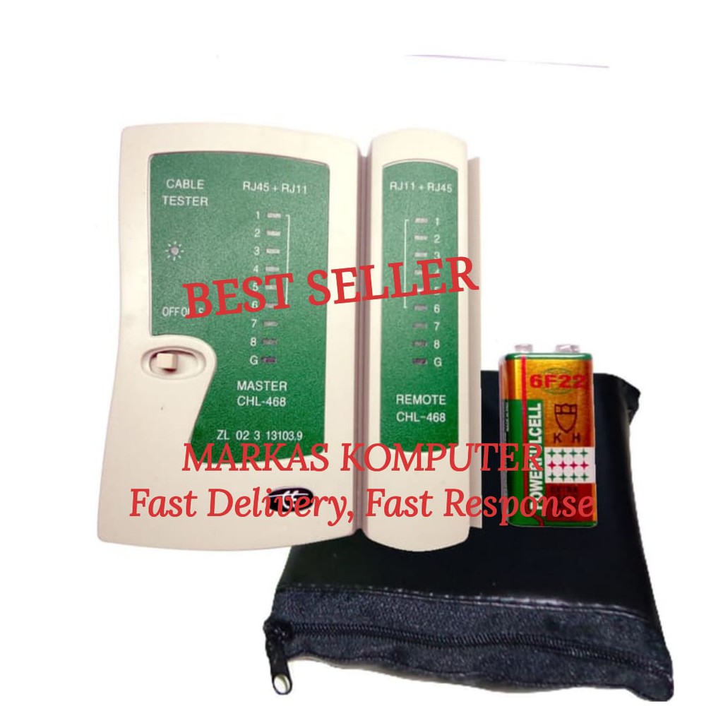 Paket Tang Crimping Tool Rj45 dan Lan Tester