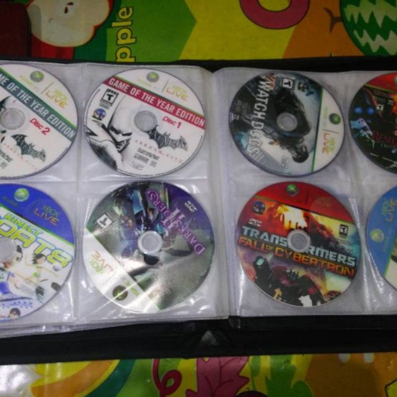 borongan kaset dvd cd game xbox 360 slim fat LT3 rgh