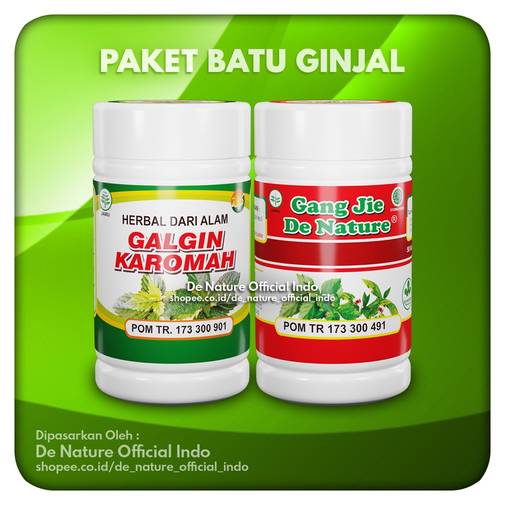 Jual Paket Galgin Karomah Gang Jie Obat Herbal Batu Ginjal Kencing