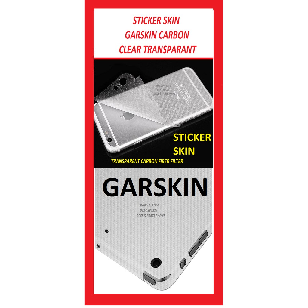Anti Garskin Oppo R3 R7007 R7005 Stiker Skin Carbon Transparant