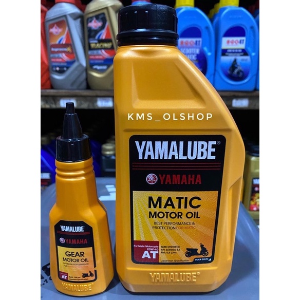 PAKET Oli Yamalube Matic 800ml &amp; Oli Gardan Yamalube 100ml