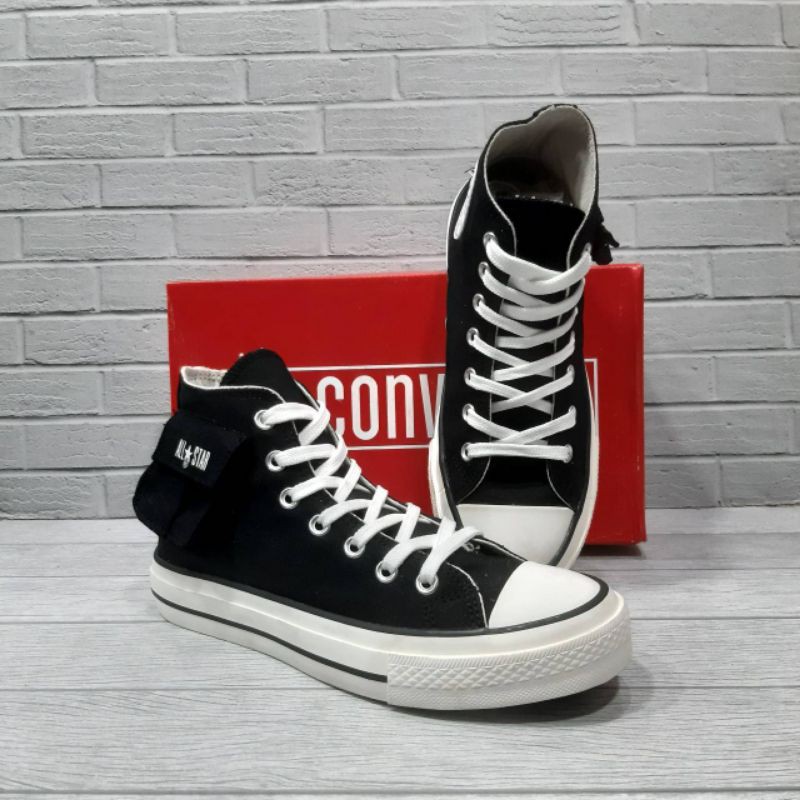 sepatu converse Converse all star cargo high black sepatu converse original