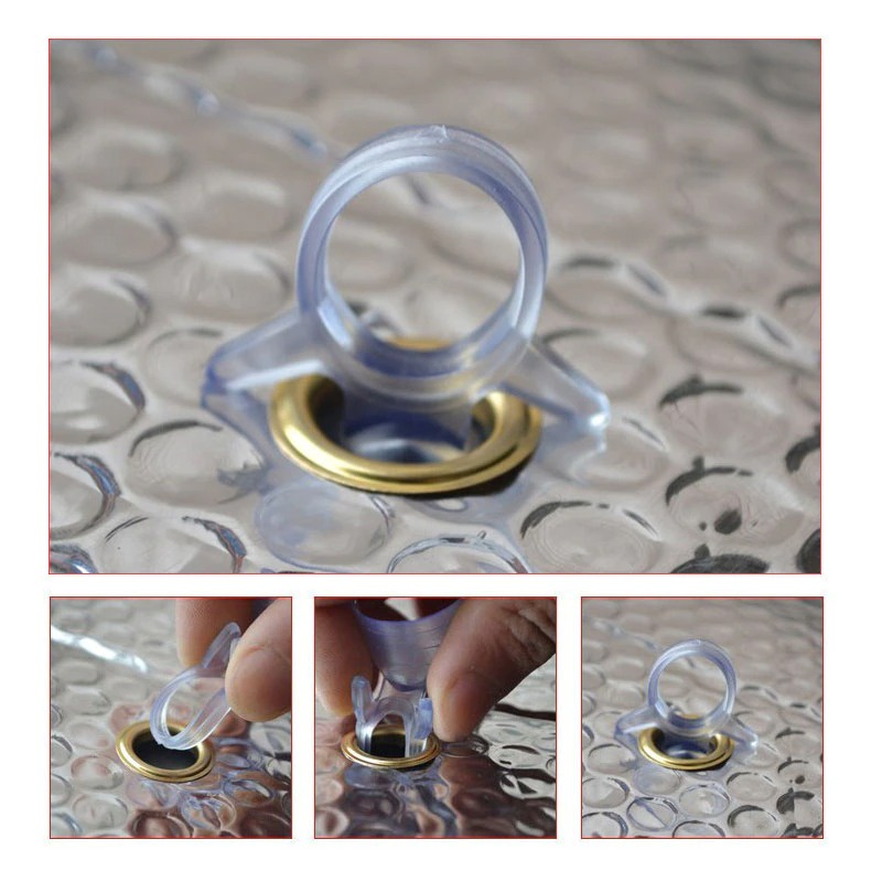Alat Tempel Dinding Suction Cup Hook 35 mm 10 PCS - ZLQ1718 - Transparent