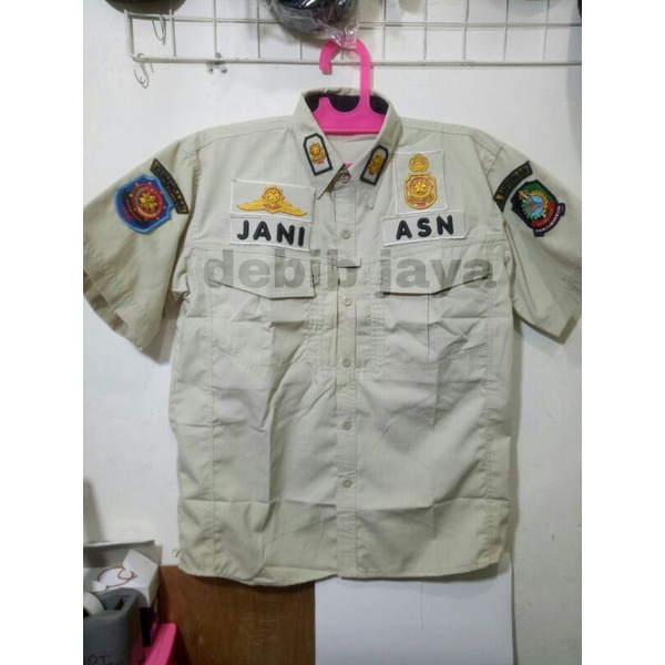 kemeja pol pp cream