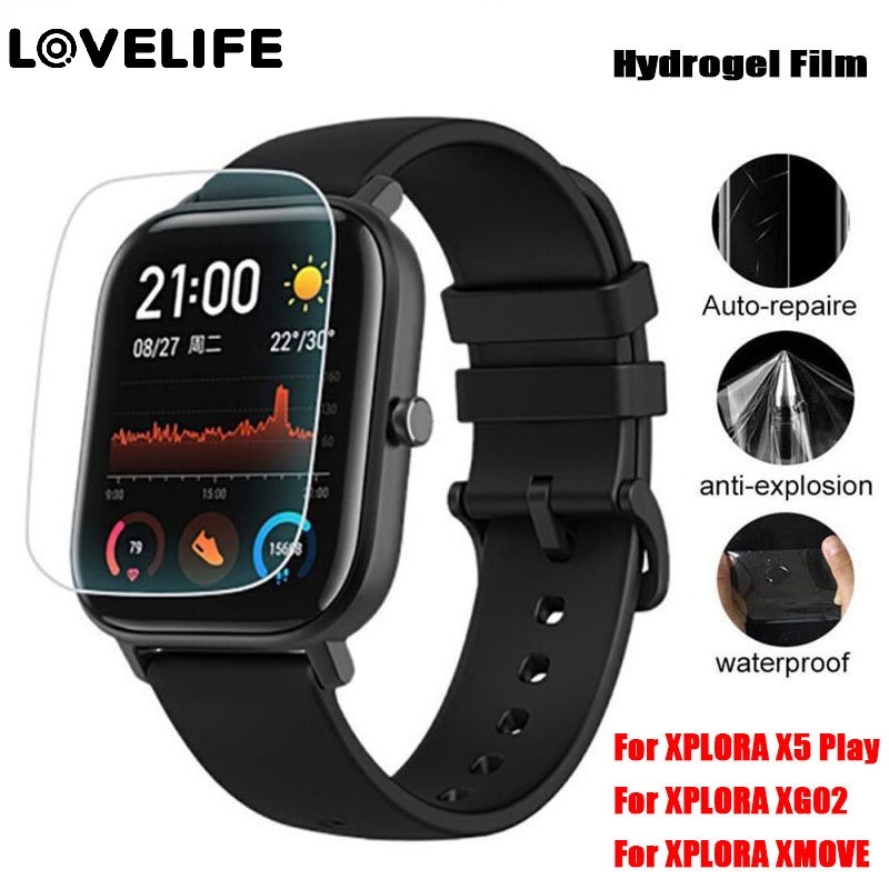 1pc Film Pelindung Layar Hydrogel Transparan HD Anti Gores / Sidik Jari Untuk Xplora X5 Play / XGO2 / XMOVE