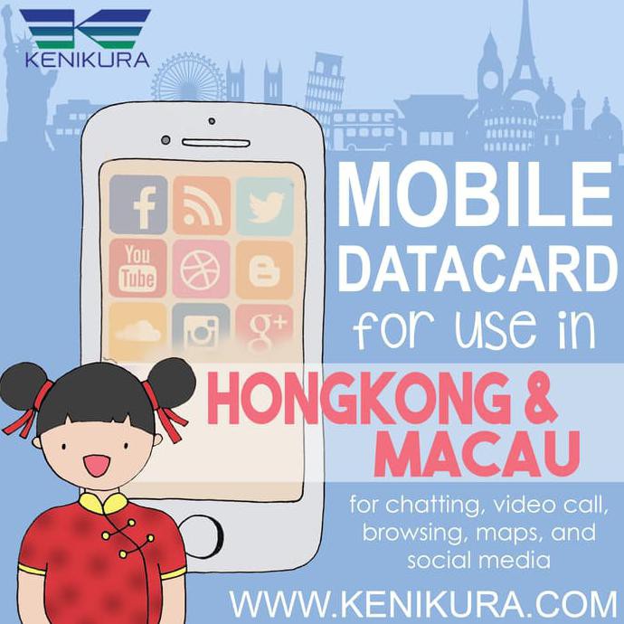 Jual 4GB Hong kong dan Macau Simcard sim card kartu data internet Hongkong