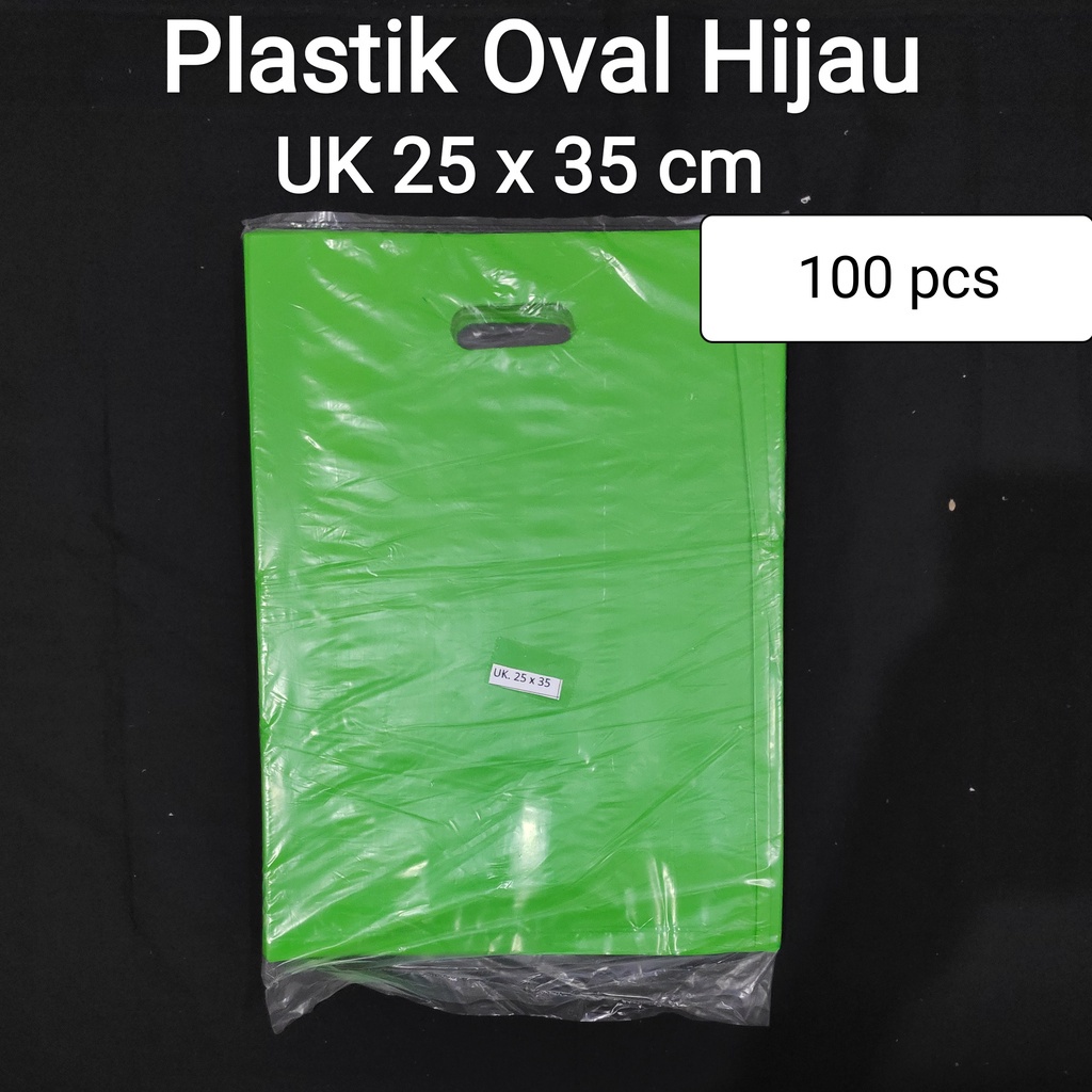 HD oval Polos uk 25x35 (10bks), Plastik Packing / bungkus Paket, plastik baju