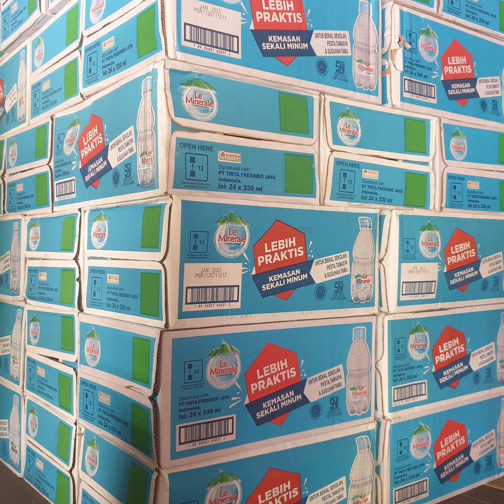 

LE MINERALE Air Mineral 330 ml (24 Botol)