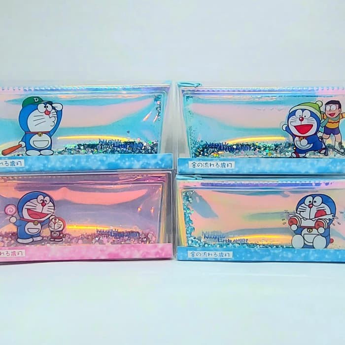 

Case Pensil Anak Resleting Ada Air Glitter Motif LOL UNICORN DORAEMON