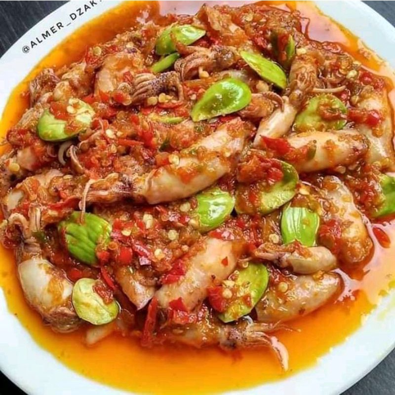 

Sambal Cumi Pete