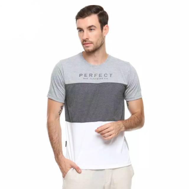 RAF T-Shirt Pria 3 Warna (Abu Misty/Abu Tua/Putih)