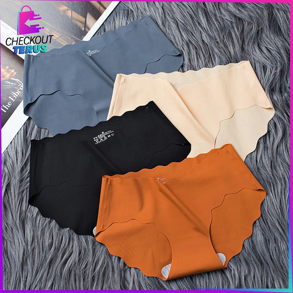 CT P36 Celana Dalam Wanita Motif Bunga Celana Dalam Seamless CD Cewek Panty Push Up Pakaian Dalam Kolor Wanita Celana Dalam Motif