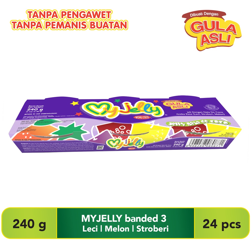 

Wong Coco MyJelly Banded 3 x 24 (1 karton)