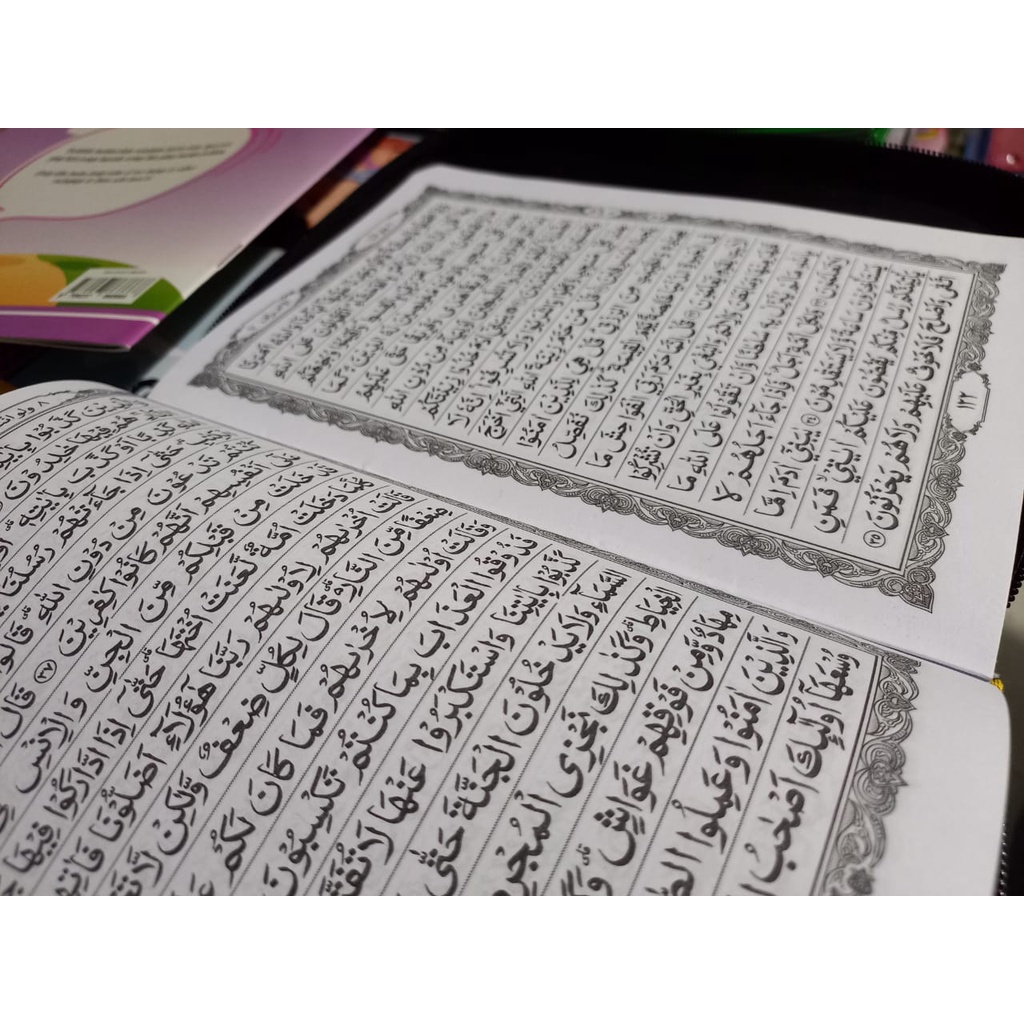 AlQur'an Rit A5 Tanggung Non Terjemah Ma'sum Quran Resleting A5 Masum