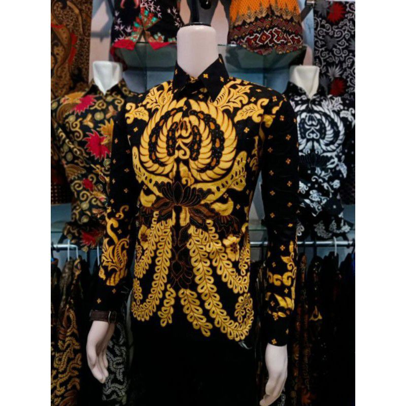 NEW ARRIVAL DISTRO BATIK PRIA SOGAN HRB026 BATIKAF NOTOARTO BATIK