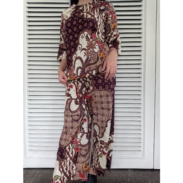 SETELAN BATIK KATUN STRETCH WANITA