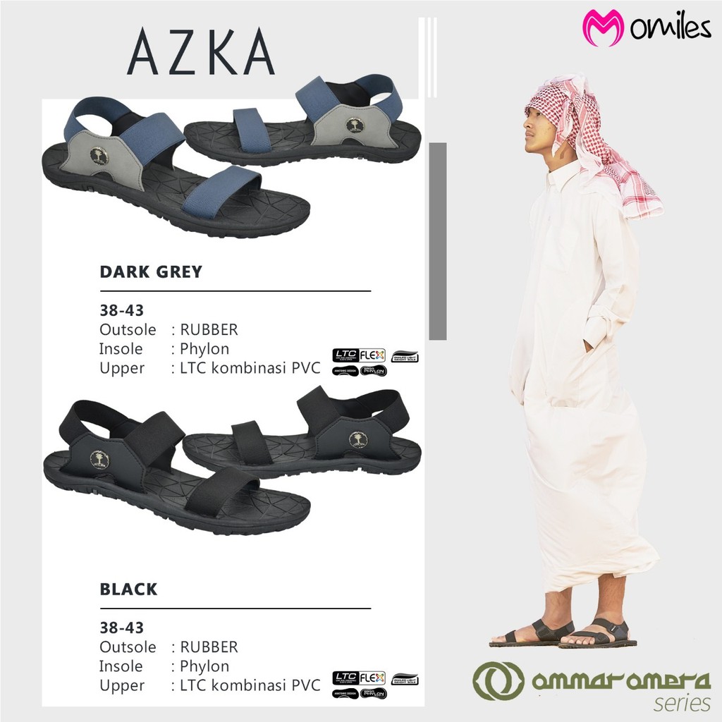 SANDAL OMILES Sandal Pria OMILES Sandal AZKA
