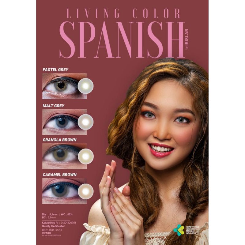 SOFTLENS LIVING COLOR SPANISH NORMAL BY IRISLAB DIA 14.4MM