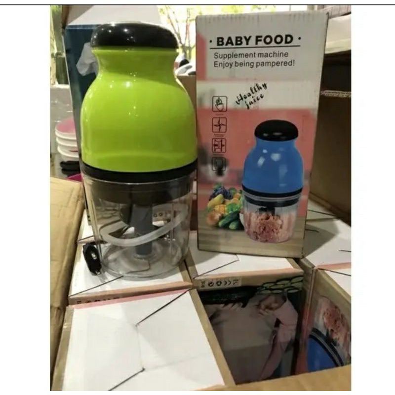 Blender elektrik listrik serbaguna pencacah mpasi bayi daging sayur buah jus bumbu dapur capsule