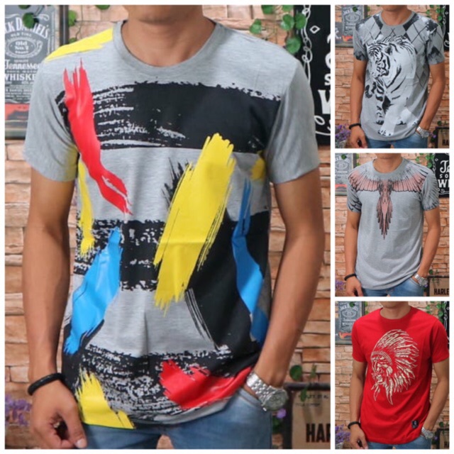 Baju Kaos Distro Pria Strioe Belang Salur Broklyn