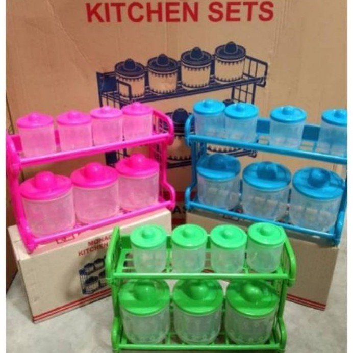 Rak dapur / Kitchen set / tempat bumbu dapur / tempat bumbu /kitchen set plastik/ tempat bumbu murah
