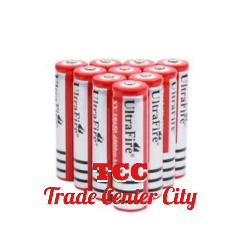 Baterai 18650 Ultrafire Rechargeable Baterai Senter / Kipas Mini / Lampu