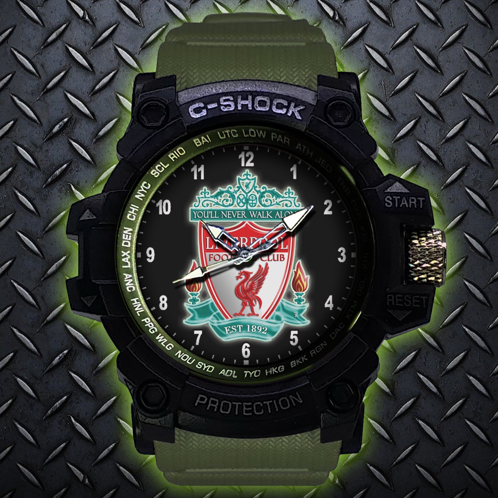 Jam Tangan Liverpool Outdoor Anti Air #Hitam