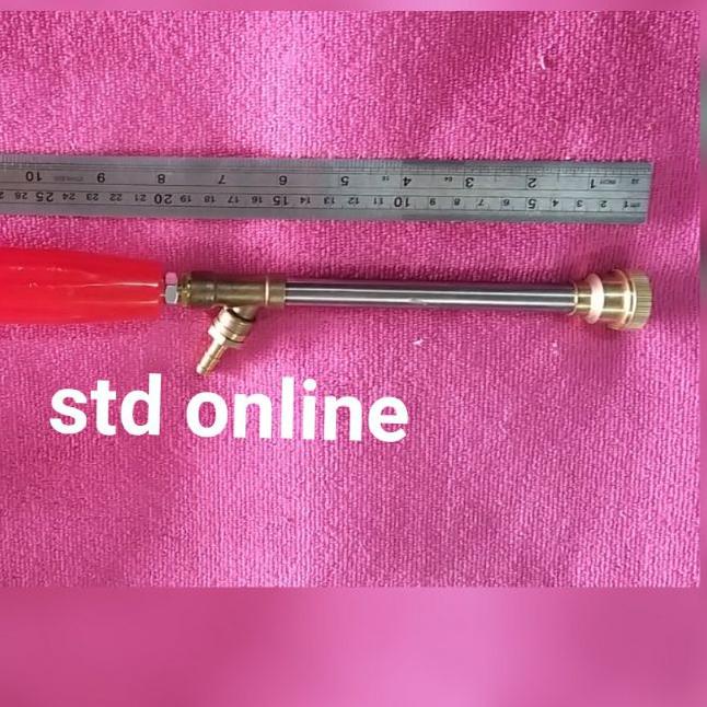 Stik gun cuci motor 30cm + neple Stik sprayer gun 30cm