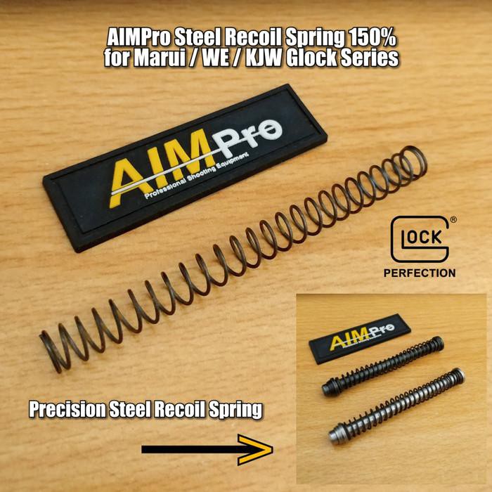 grosir  Steel Recoil Spring 150% Original AIMPro for Marui / TM G17 / 18C / 34 Berkualitas