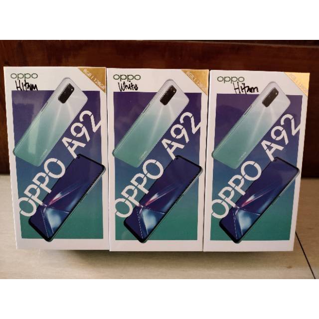 BELI ECER HARGA RESELLER OPPO A92 UNGU/WHITE/BLACK 8/128