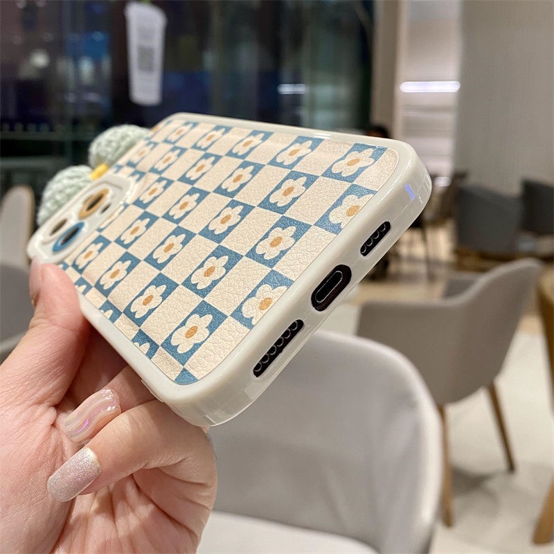 Case Pelindung Motif Bunga Untuk iPhone 12 13 11 Pro Max X Xs Max Xr 7 8 Plus hsd4
