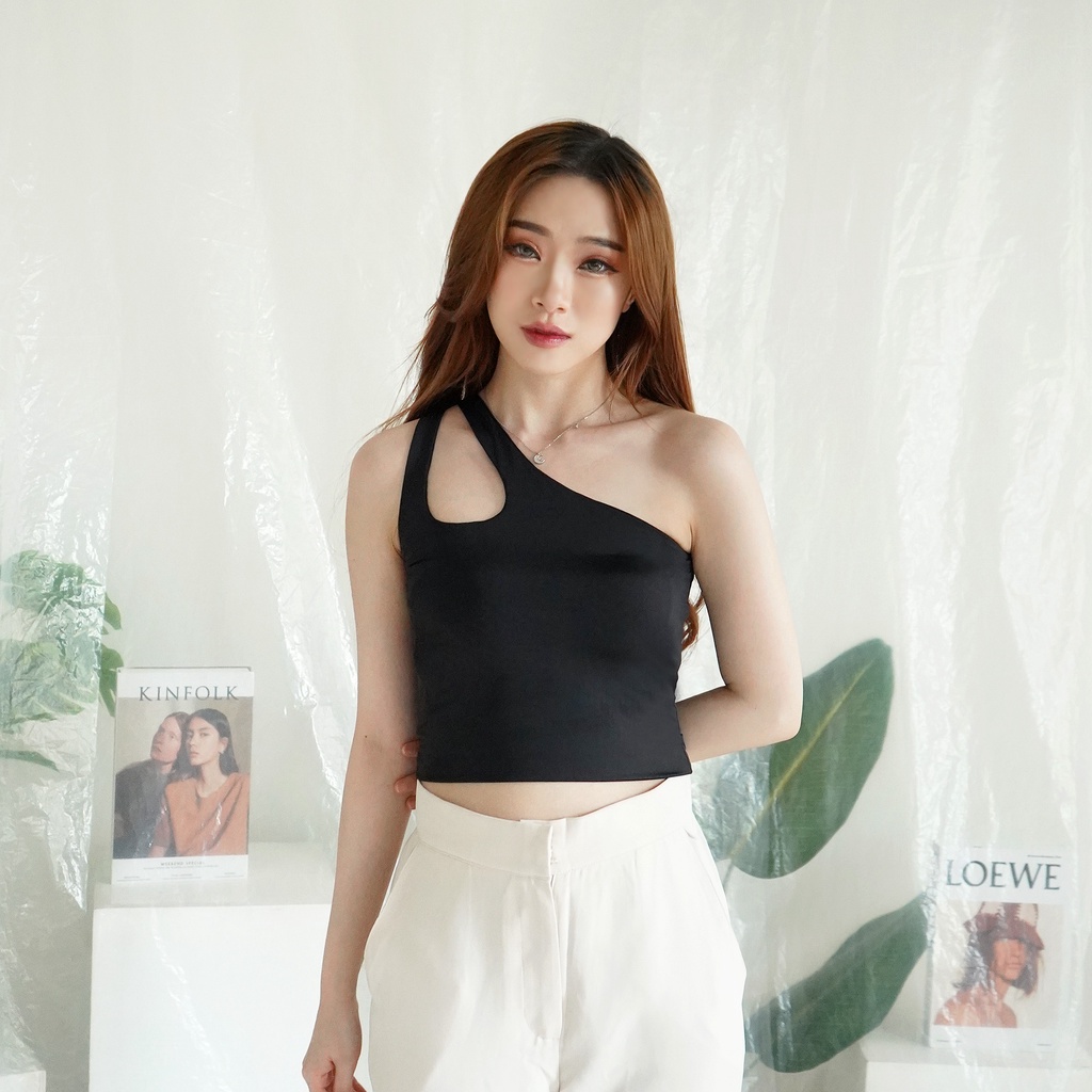 Korean Crop Tank Top Tanktop Tarzan Baju Atasan Wanita Korea 007