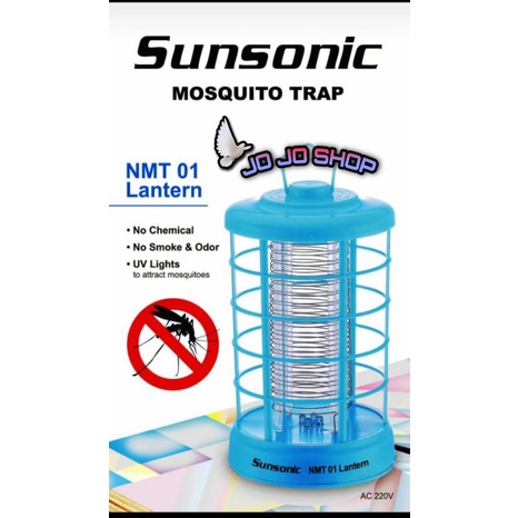 Lampu LED Perangkap Nyamuk SUNSONIC NMT-01/Mosquito Latern Trap SNI
