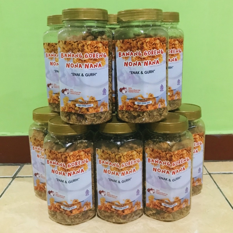 

BAWANG GORENG NONA NANA 200 gr KEMASAN TOPLES