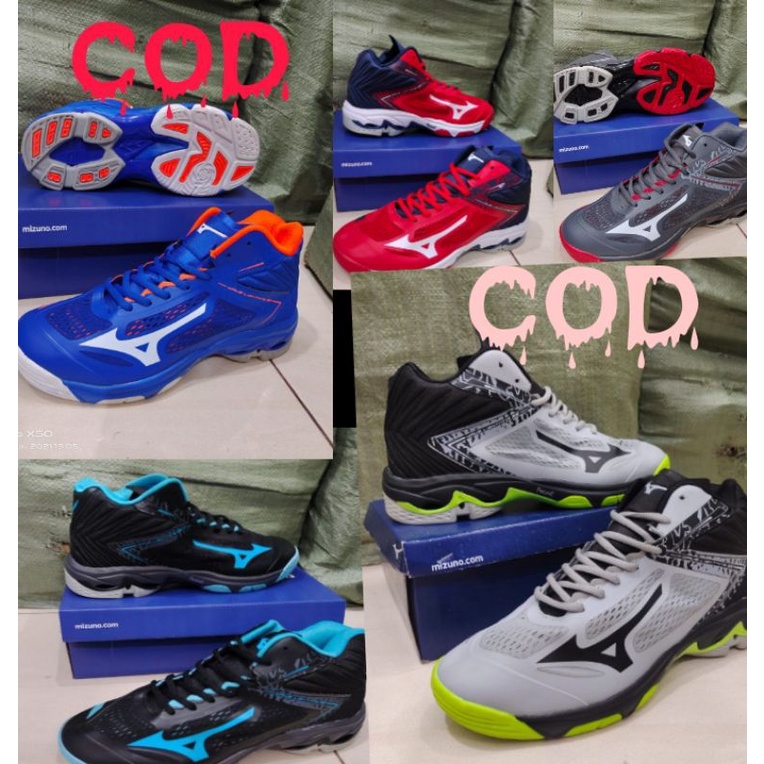 SEPATU VOLLY MIZUNO WLZ 5 MID // SEPATU VOLLY MID