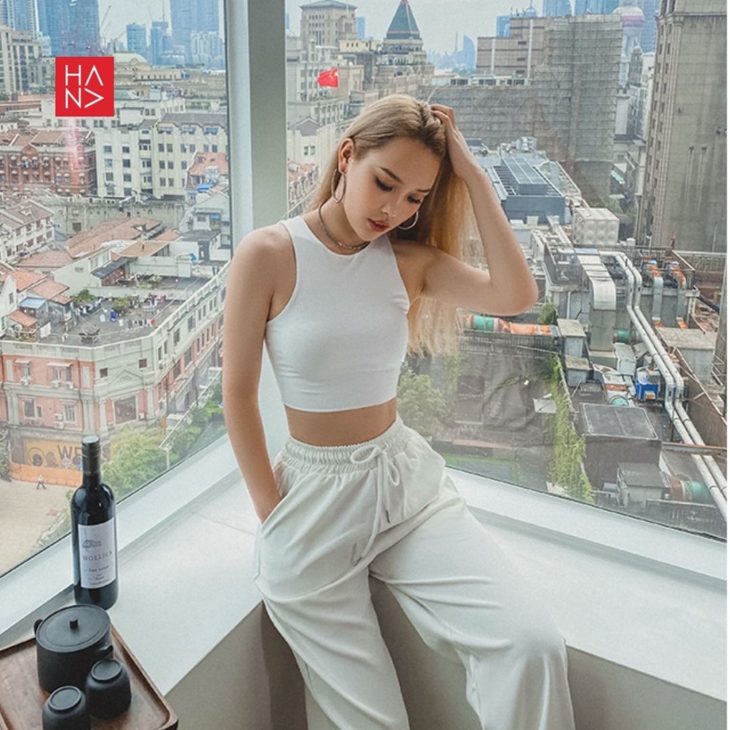 Sita Crop Tank Top Atasan Wanita Murah - TT007