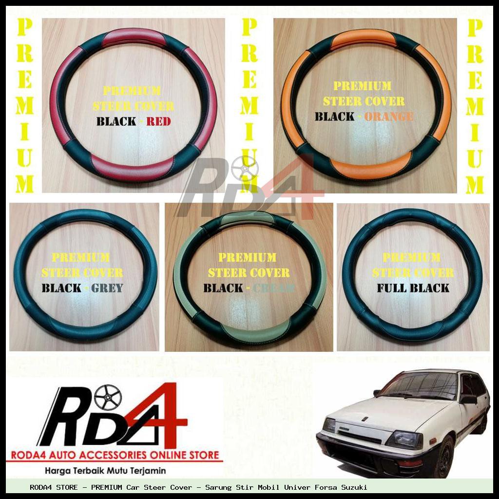 PREMIUM Car Steer Cover - Sarung Stir Mobil Univer Forsa Suzuki