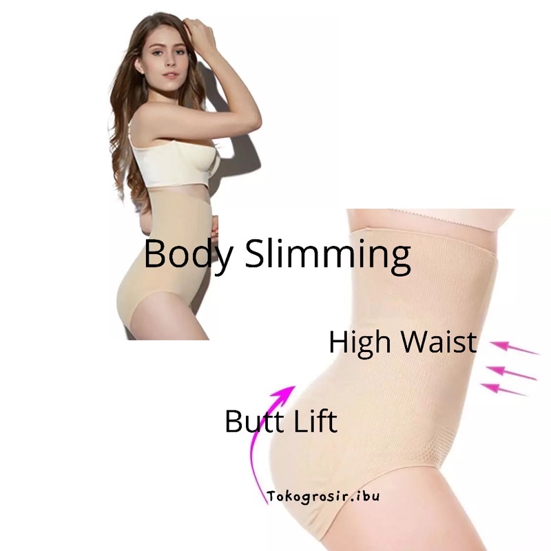 CD Celana Dalam Wanita Semi Korset Munafie Slimming Korset Pengecil Perut Buncit Pelangsing Wanita