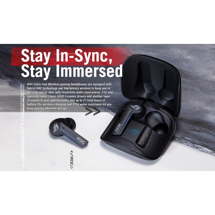 ORIGINAL ASUS ROG CETRA TWS TRUE WIRELESS GAMING ROG PHONE 6 5S 5 3 2