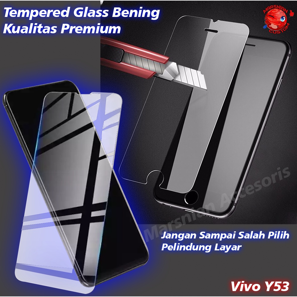 Tempered Glass Vivo Y53 Screen Guard Premium Quality / Pelindung Layar Kualitas Premium Vivo Y53 / S