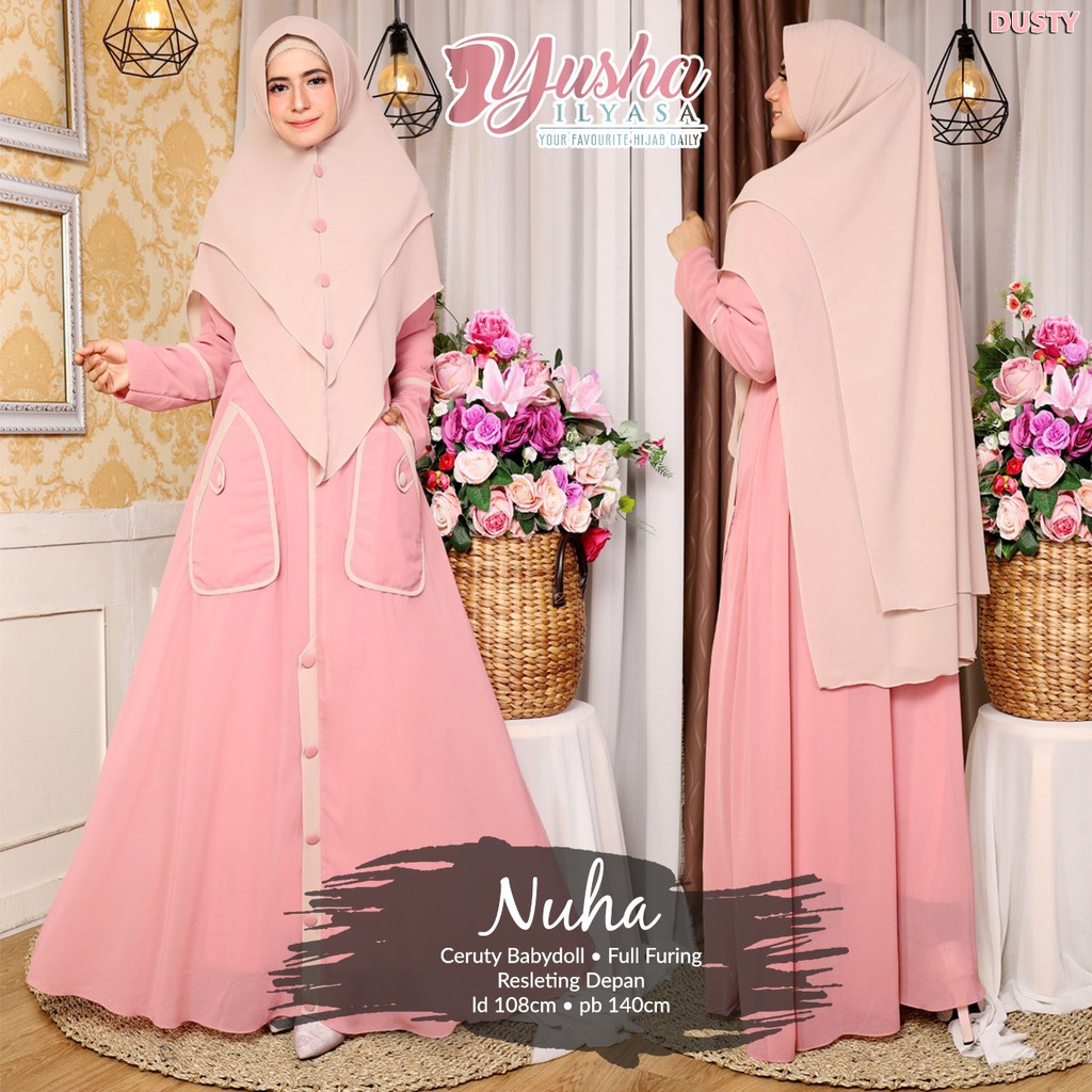 gamis syari nuha