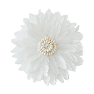 Bunga Dan Bulu Buatan Model Gantung  Untuk Dekorasi Pesta 